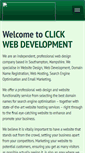 Mobile Screenshot of click-webdevelopment.com